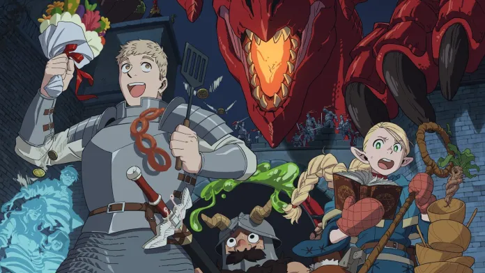 delicious in dungeon anime key visual feature image